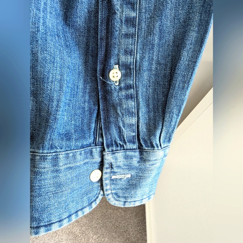 Polo Ralph Lauren Classic-Fit Solid Denim Shirt - Picture 9 of 9